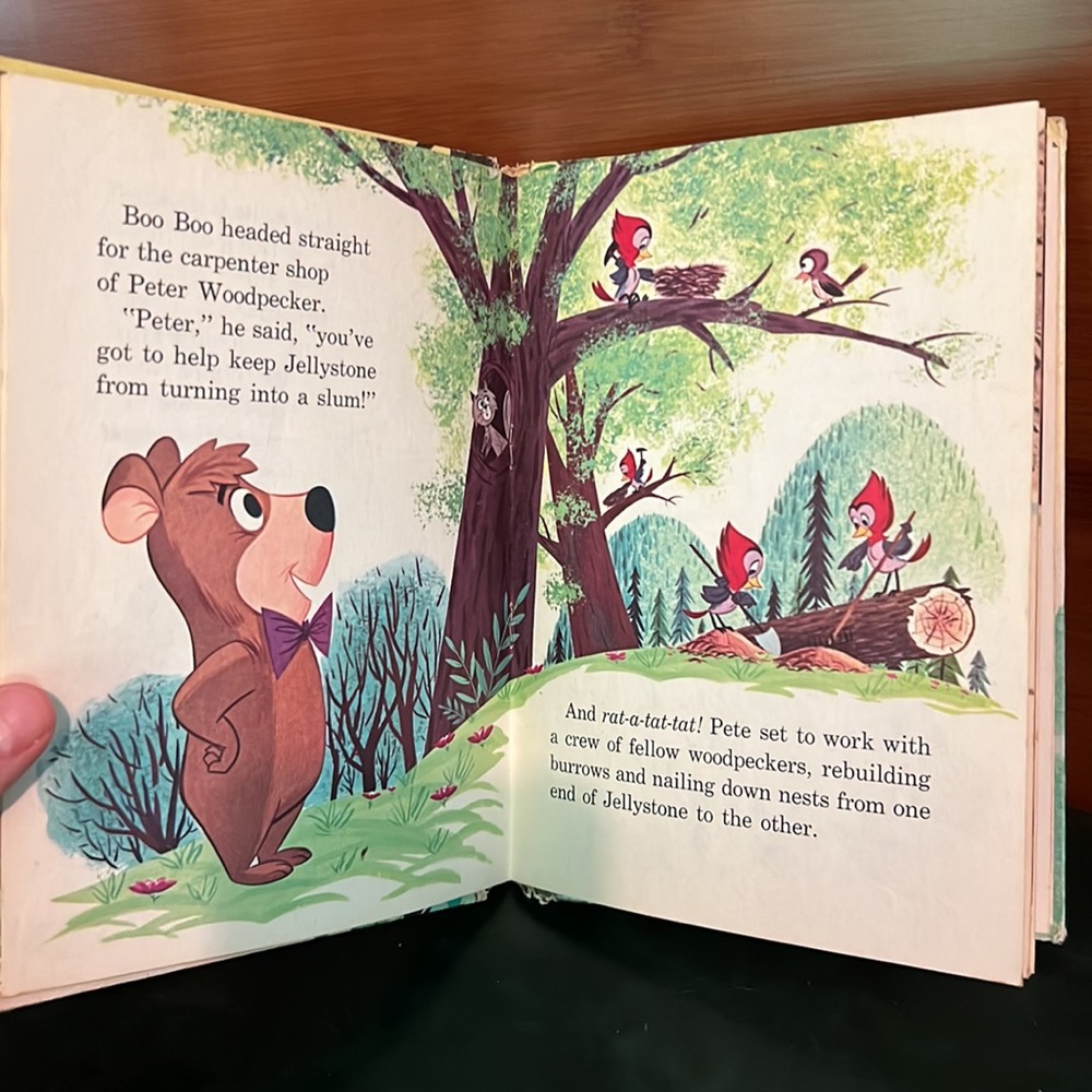 Hanna-Barbera’s Boo Boo and the V.I.V Hardcover Book & Yogi Bear Plush, VINTAGE - Picture 16 of 16